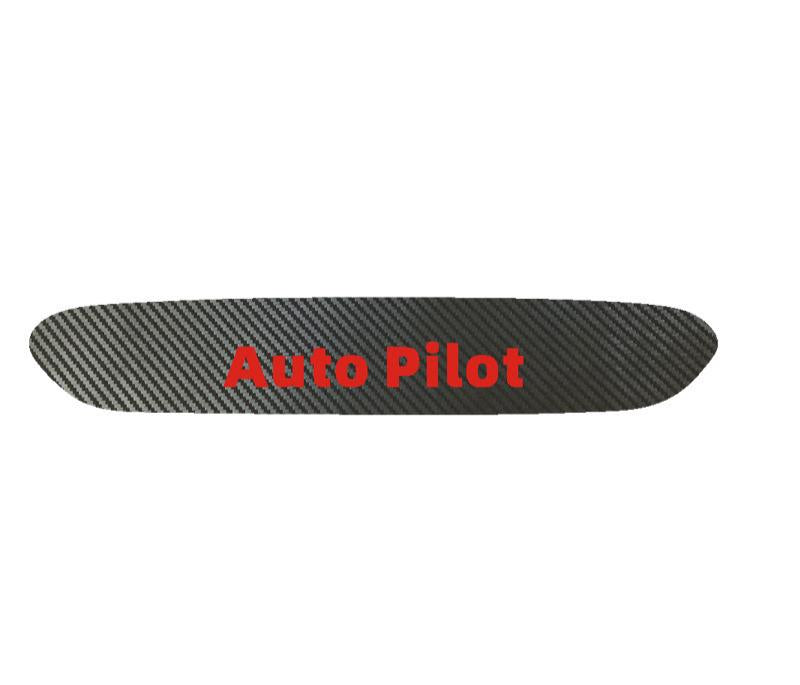 🔥 High-Position Car Brake Light Sticker - Durable PET Material, Carbon Fiber Look, Front-Paste Design, Automotive Decals, for Vehicle Decoration & Safety, Vehicle Safety