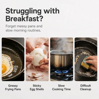 Buy 1 get 1 free --Easy-To-Clean Microwave Omelette Maker, Multifunctional Egg Poacher, Poached Eggs, Poached Egg Cooker, Non-Stick, 2-Cup Round Omelette Maker, Quick Prep, Healthy Cooking Gadget for Kitchens and Restaurants