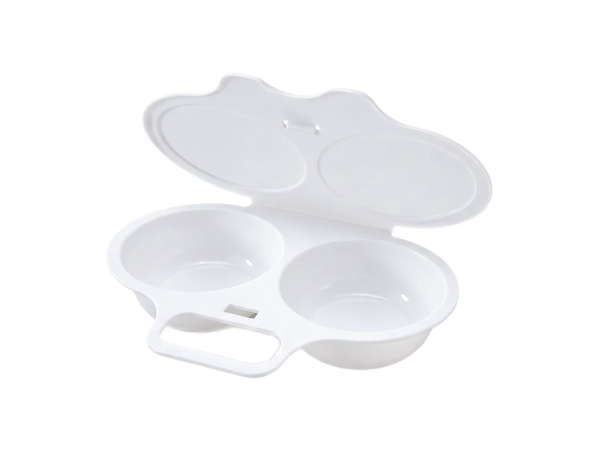Buy 1 get 1 free --Easy-To-Clean Microwave Omelette Maker, Multifunctional Egg Poacher, Poached Eggs, Poached Egg Cooker, Non-Stick, 2-Cup Round Omelette Maker, Quick Prep, Healthy Cooking Gadget for Kitchens and Restaurants