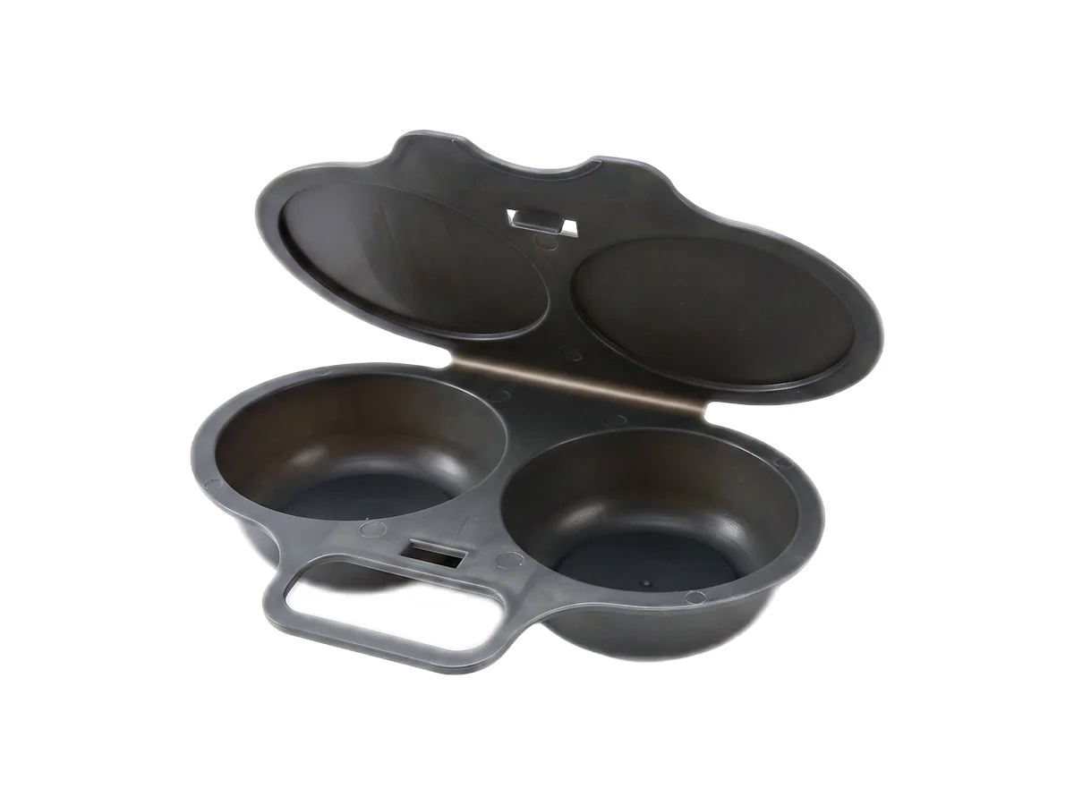 Buy 1 get 1 free --Easy-To-Clean Microwave Omelette Maker, Multifunctional Egg Poacher, Poached Eggs, Poached Egg Cooker, Non-Stick, 2-Cup Round Omelette Maker, Quick Prep, Healthy Cooking Gadget for Kitchens and Restaurants